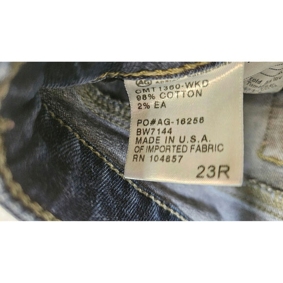 Adriano Goldschmied The Charlotte Straight Leg Jeans,  Women's size 23R - Picture 3 of 7